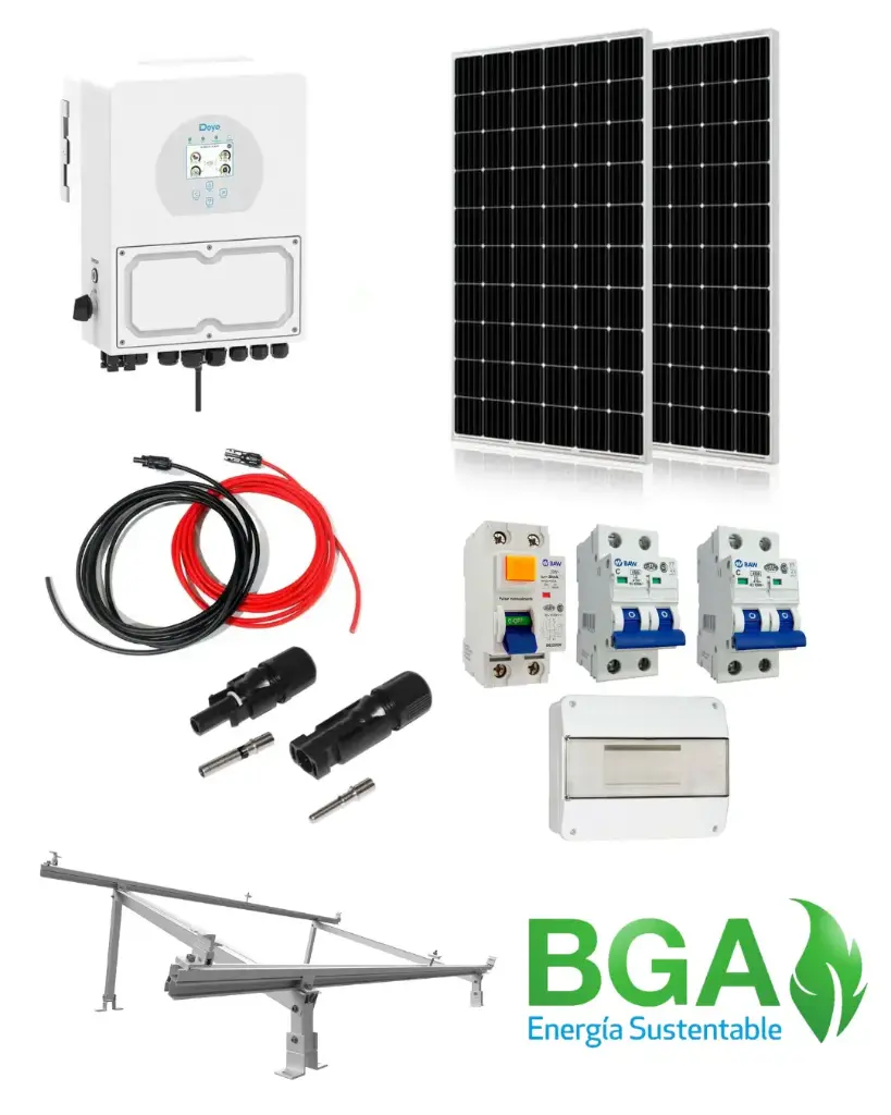 KIT 2 - 5kW Monofasico Hibrido