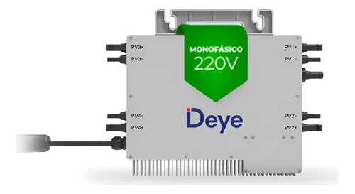 Microinversor 2250W 4MPPT Mono c/Wifi c/ Zero Export DEYE